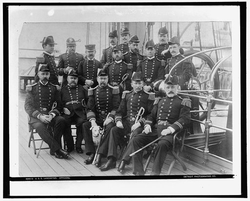 U.S.S. Lancaster, officers
