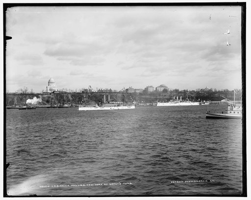 U.S.S. Maine and U.S.S. New York at Grant's Tomb