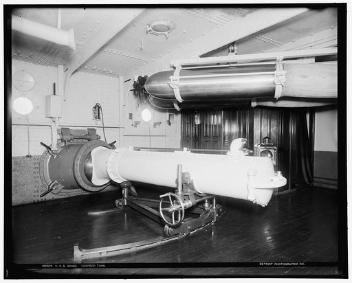 U.S.S. Maine, torpedo tube