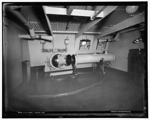 U.S.S. Maine, torpedo tube