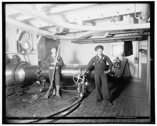 U.S.S. Maine, torpedo tube
