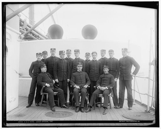 U.S.S. Maine, junior officers
