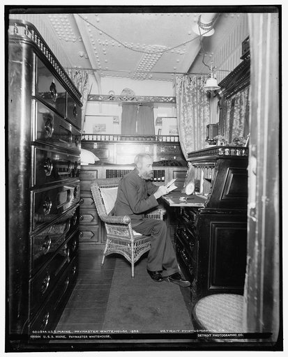 U.S.S. Maine, paymaster Whitehouse