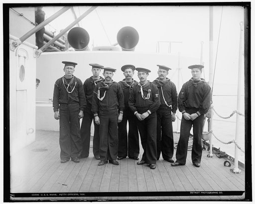 U.S.S. Maine, petty officers