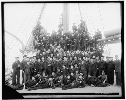 U.S.S. Maine, ship's company