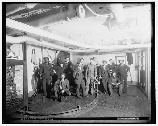 U.S.S. Maine, gunner's gang