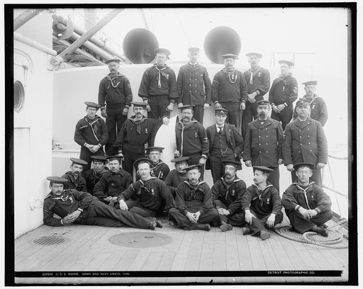 U.S.S. Maine, army and navy union