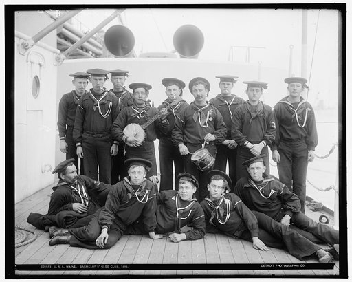 U.S.S. Maine, bachelors' glee club