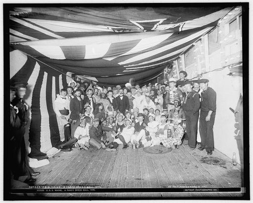 U.S.S. Maine, a fancy dress ball