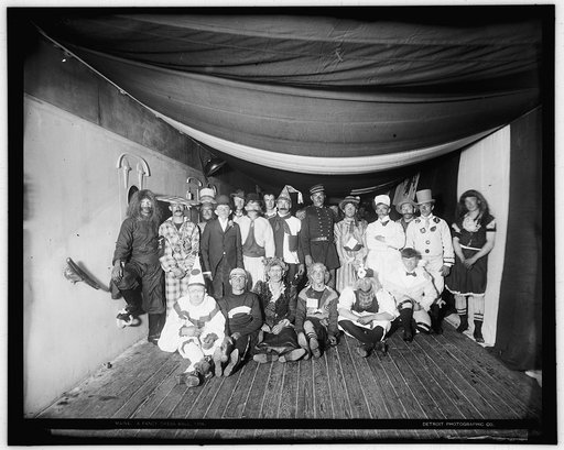 U.S.S. Maine, a fancy dress ball