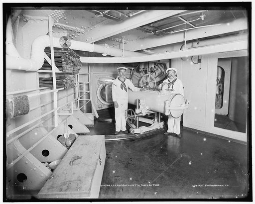 U.S.S. Massachusetts, torpedo tube