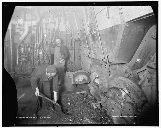 U.S.S. Massachusetts, fire room
