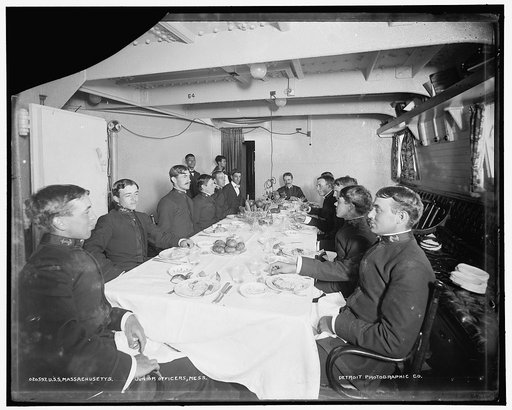 U.S.S. Massachusetts, junior officers' mess