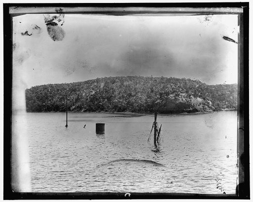 Wreck of U.S.S. Merrimac in Santiago Harbor
