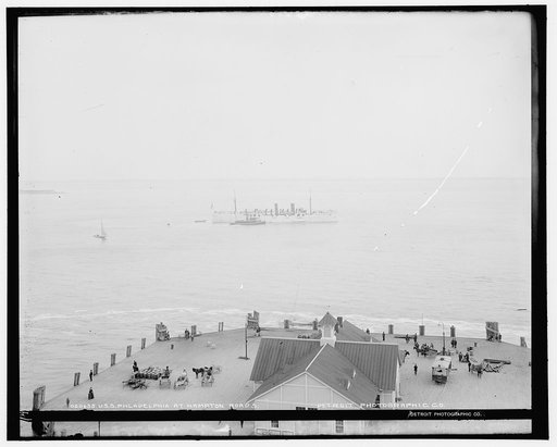 U.S.S. Philadelphia at Hampton Roads
