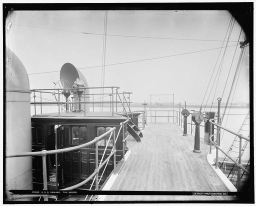 U.S.S. Newark, the bridge