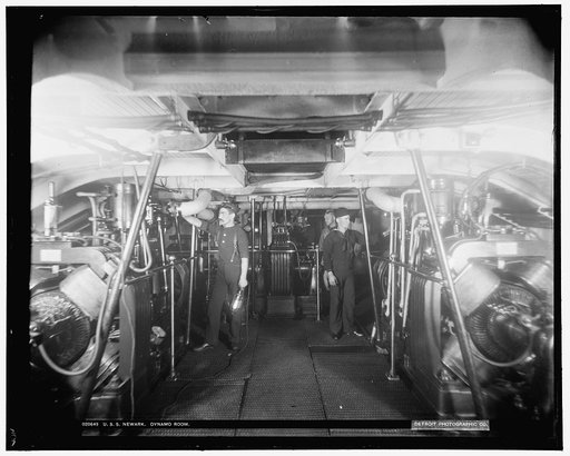 U.S.S. Newark, dynamo room