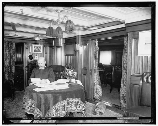 U.S.S. Newark, Capt. Casey