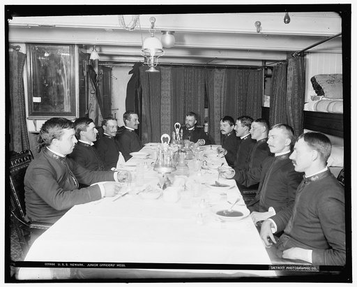 U.S.S. Newark, junior officers' mess