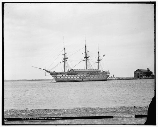 U.S.S. New Hampshire at Coasters Harbor
