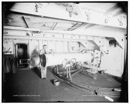 U.S.S. New York, torpedo tube