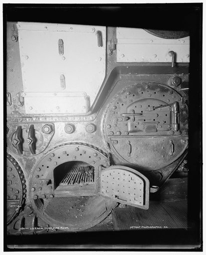 U.S.S. New York, fire room