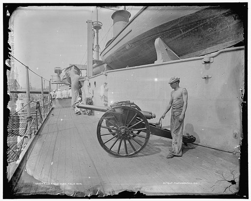 U.S.S. New York, field gun
