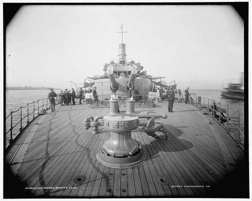 U.S.S. Oregon, quarter deck