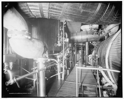 U.S.S. Oregon, engine room
