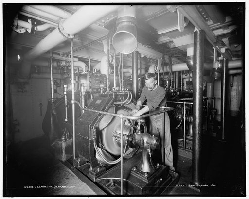 U.S.S. Oregon, dynamo room