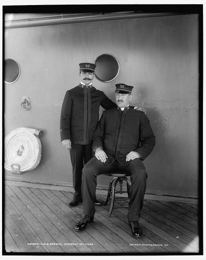 U.S.S. Oregon, warrant officers