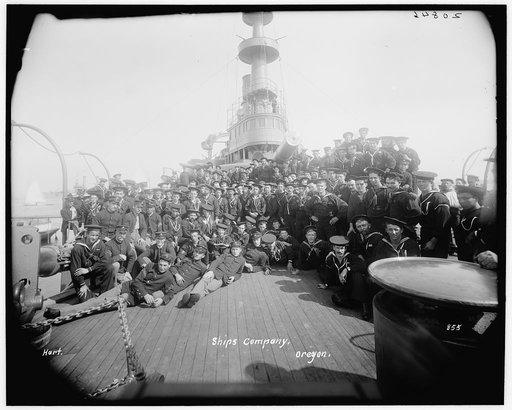 U.S.S. Oregon, ship's company