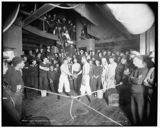 U.S.S. Oregon, shake hands
