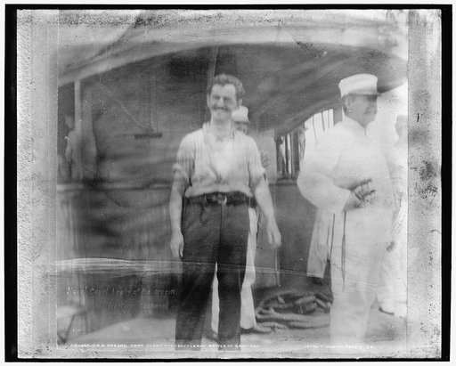 U.S.S. Oregon, Capt. Clark and Cadet Leahy, Battle of Santiago