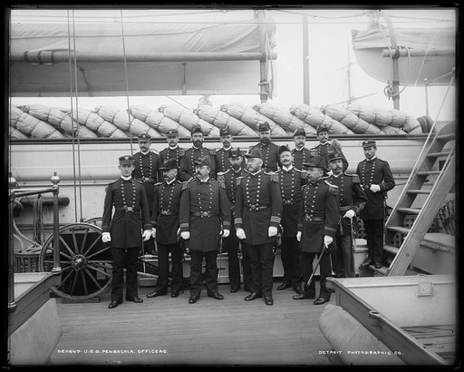 U.S.S. Pensacola, officers