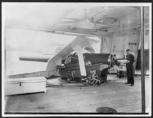 U.S.S. Atlanta 6 inch gun