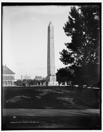 Central Park, N.Y., the obelisk