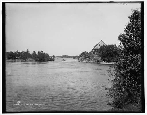 View up from Echo Lodge, Thousand Islands