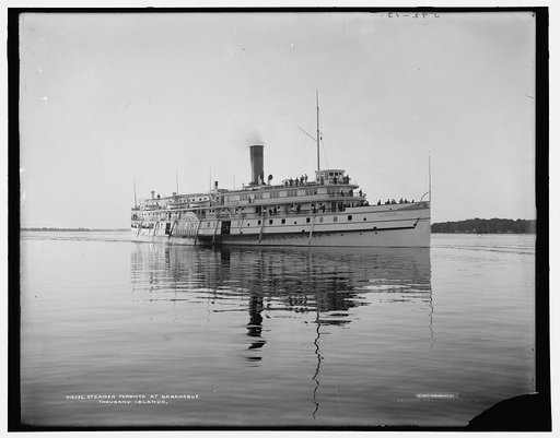 Steamer Toronto at Gananoque, Thousand Islands