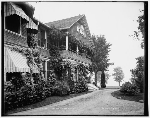 Residence of Geo. H. Russell [i.e. George H. Russel], Grosse Pointe, Mich.