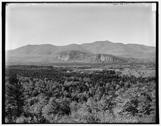 Moat Mountain and ledge from Mt. Surprise, North Conway and Intervale, White Mountains, N.H.