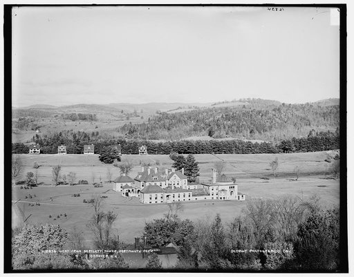 West from Bartlett Tower, Dartmouth Park, Hanover, N.H.