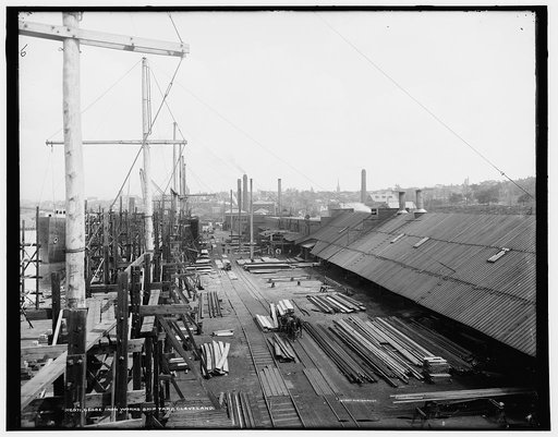 Globe Iron Works ship yard, Cleveland