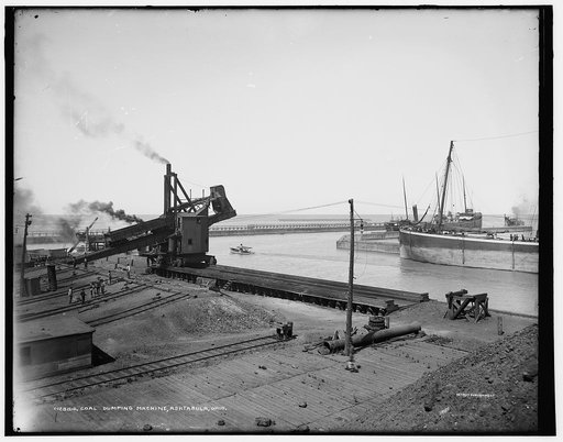 Coal dumping machine, Ashtabula, Ohio