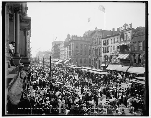 Labor Day crowd, Main St., Buffalo, N.Y.