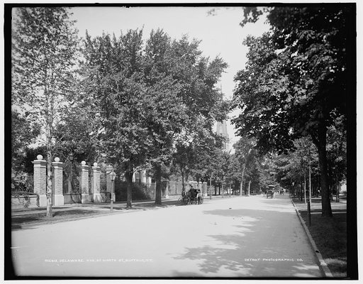Delaware Ave. at North St., Buffalo, N.Y.