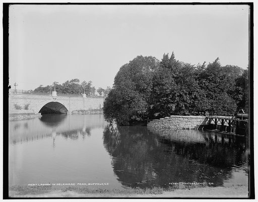 Lagoon in Delaware Park, Buffalo, N.Y.