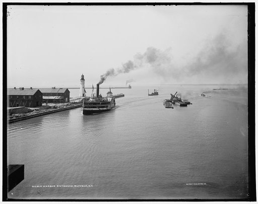 Harbor entrance, Buffalo, N.Y.