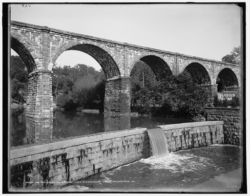 The Phila. [Philadelphia] & Reading bridge over Wissahickon Creek, Philadelphia, Pa.