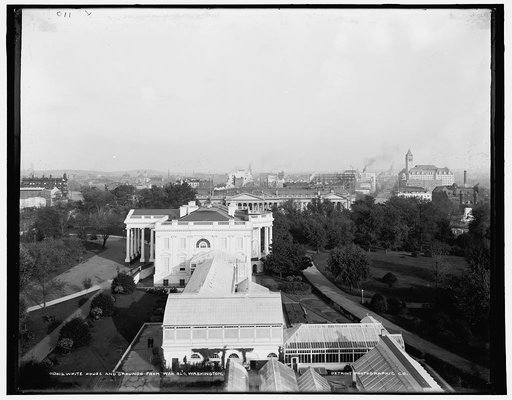 White House and grounds from War Blg., Washington